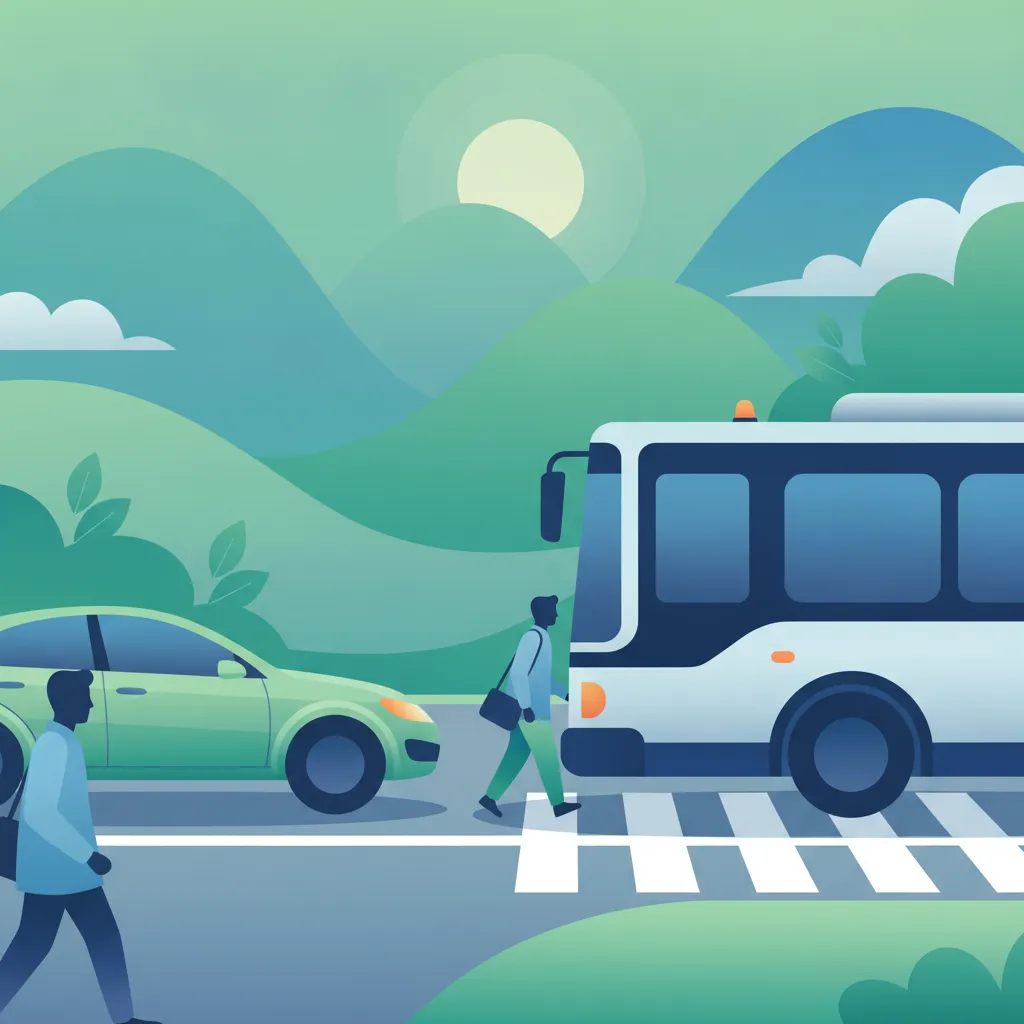 Sicheres Überholen von Bussen an Haltestellen in der Schweiz