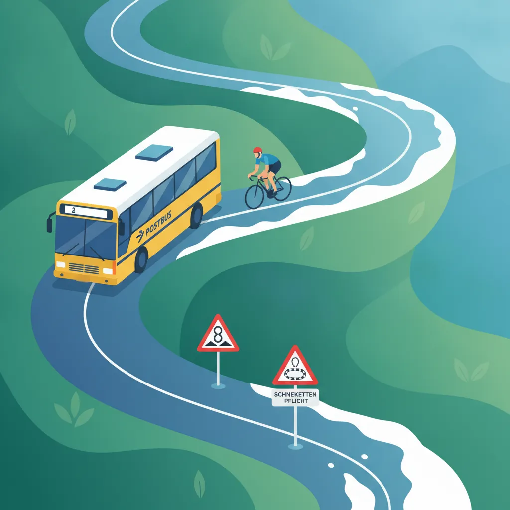 Bewältigung komplexer Bergstraßenszenarien in der Schweiz