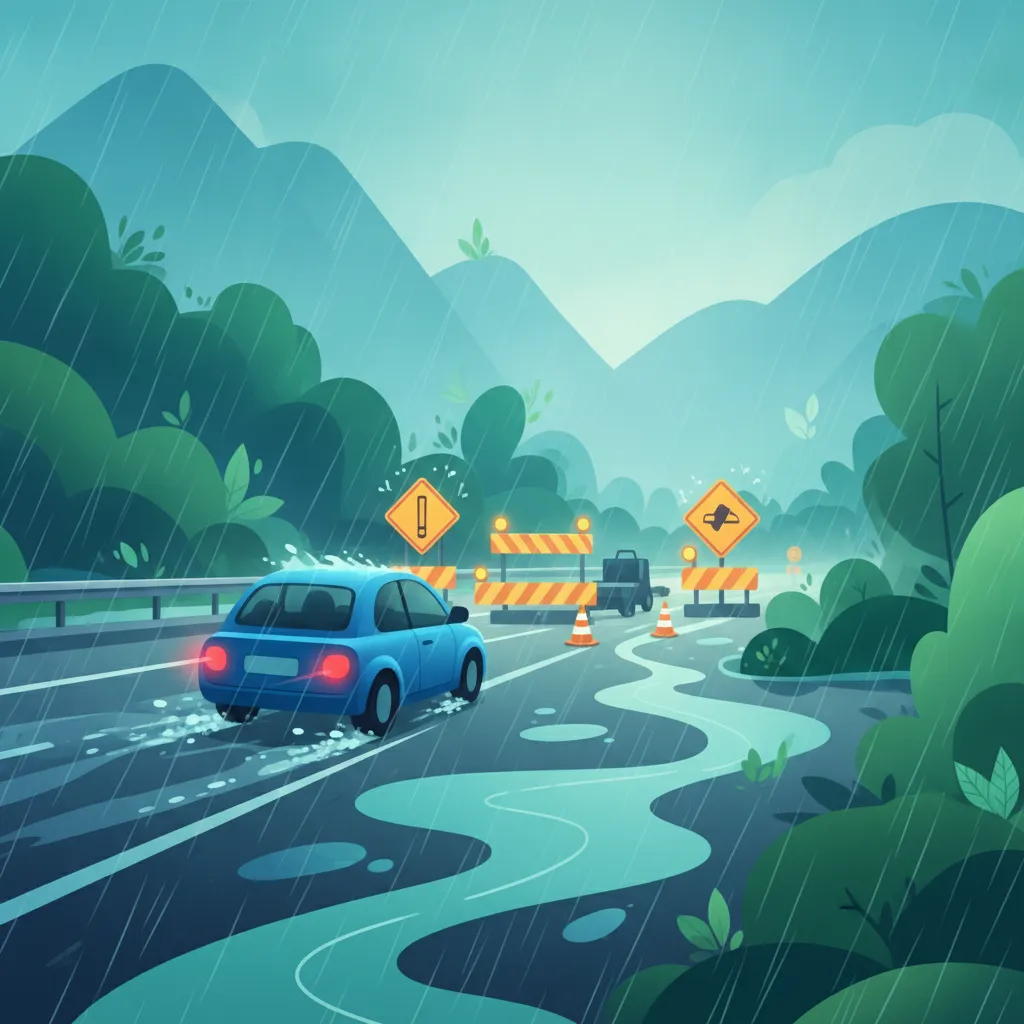 Teoría de Conducción Suiza: Adaptación de la Velocidad a las Condiciones de la Carretera y el Clima