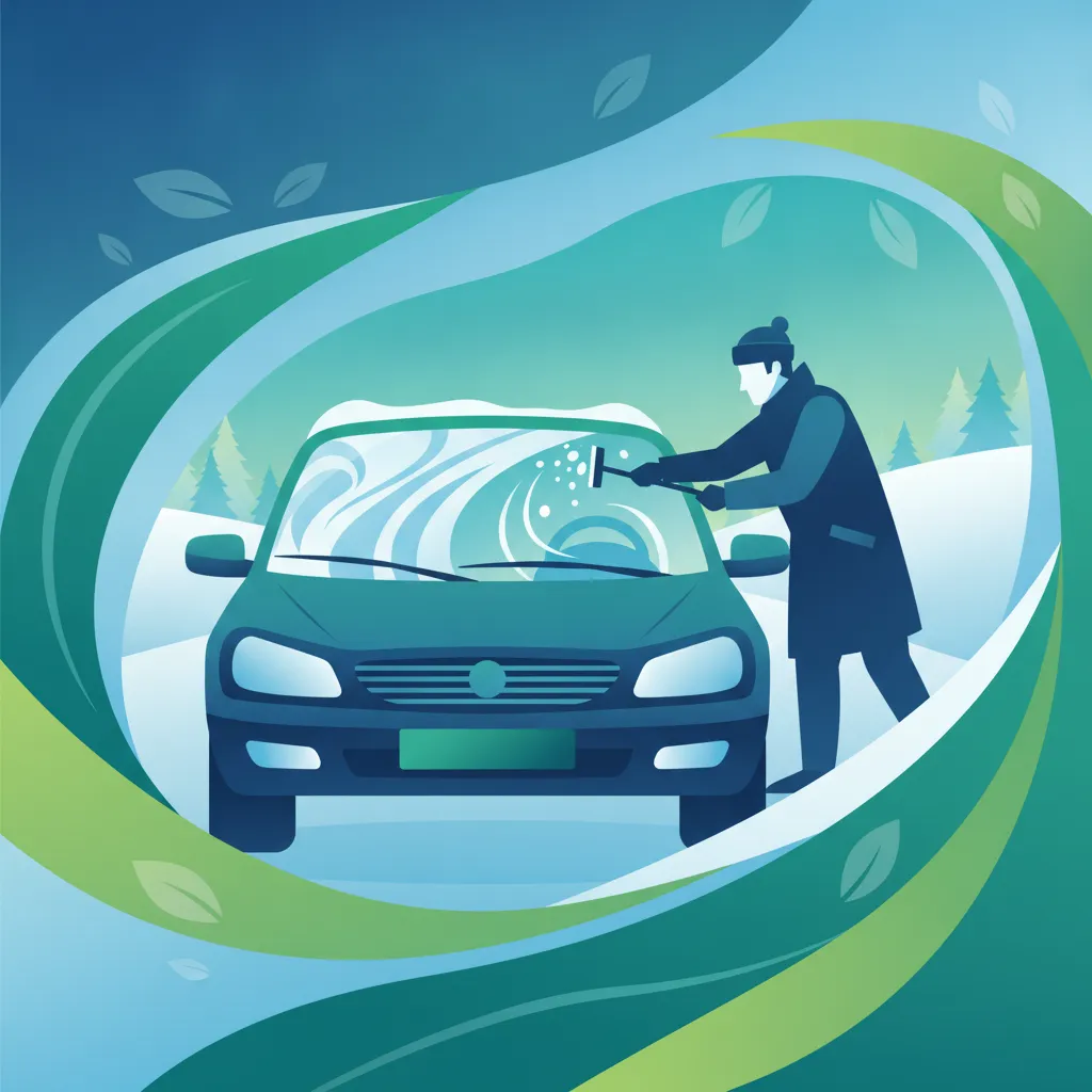 Schnee und Eis vom Fahrzeug entfernen in Deutschland