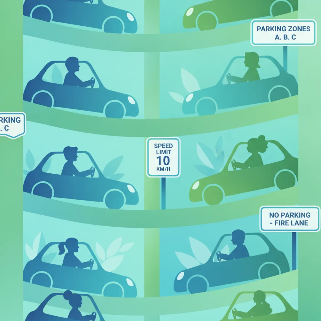 Parken in Parkhäusern und Tiefgaragen in Deutschland