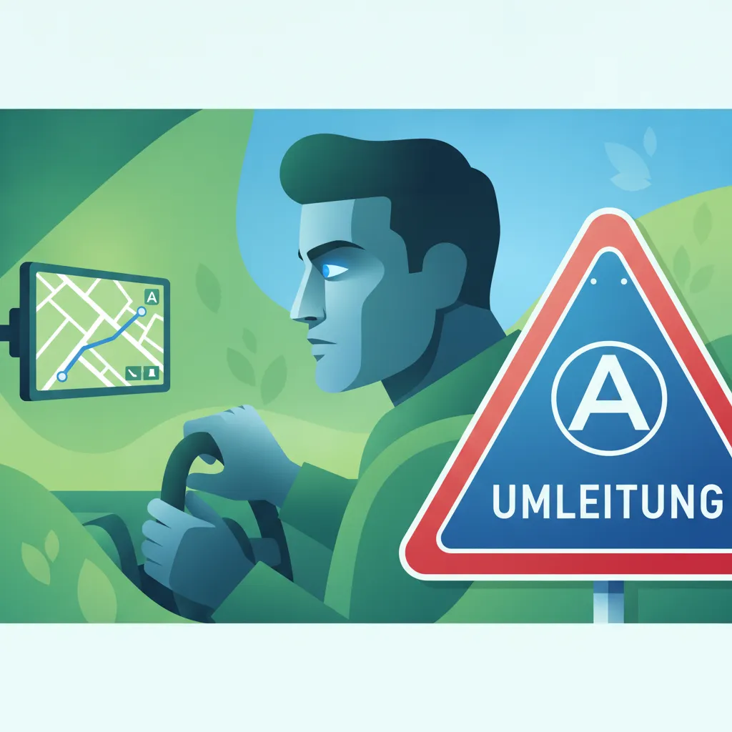 Sichere Sat-Nav-Nutzung und Verkehrsregeln in Deutschland