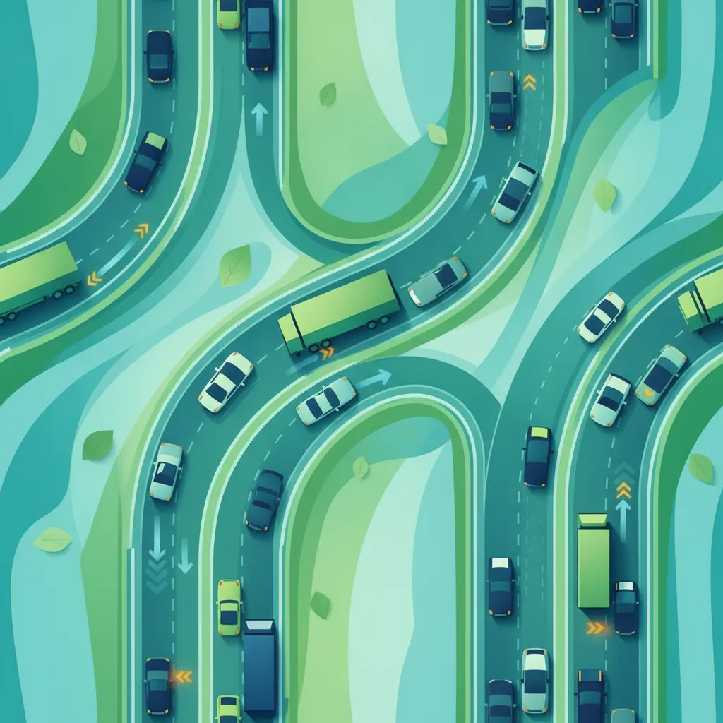 Mehrspurige Straßenregeln und Fahrstreifenführung in Deutschland