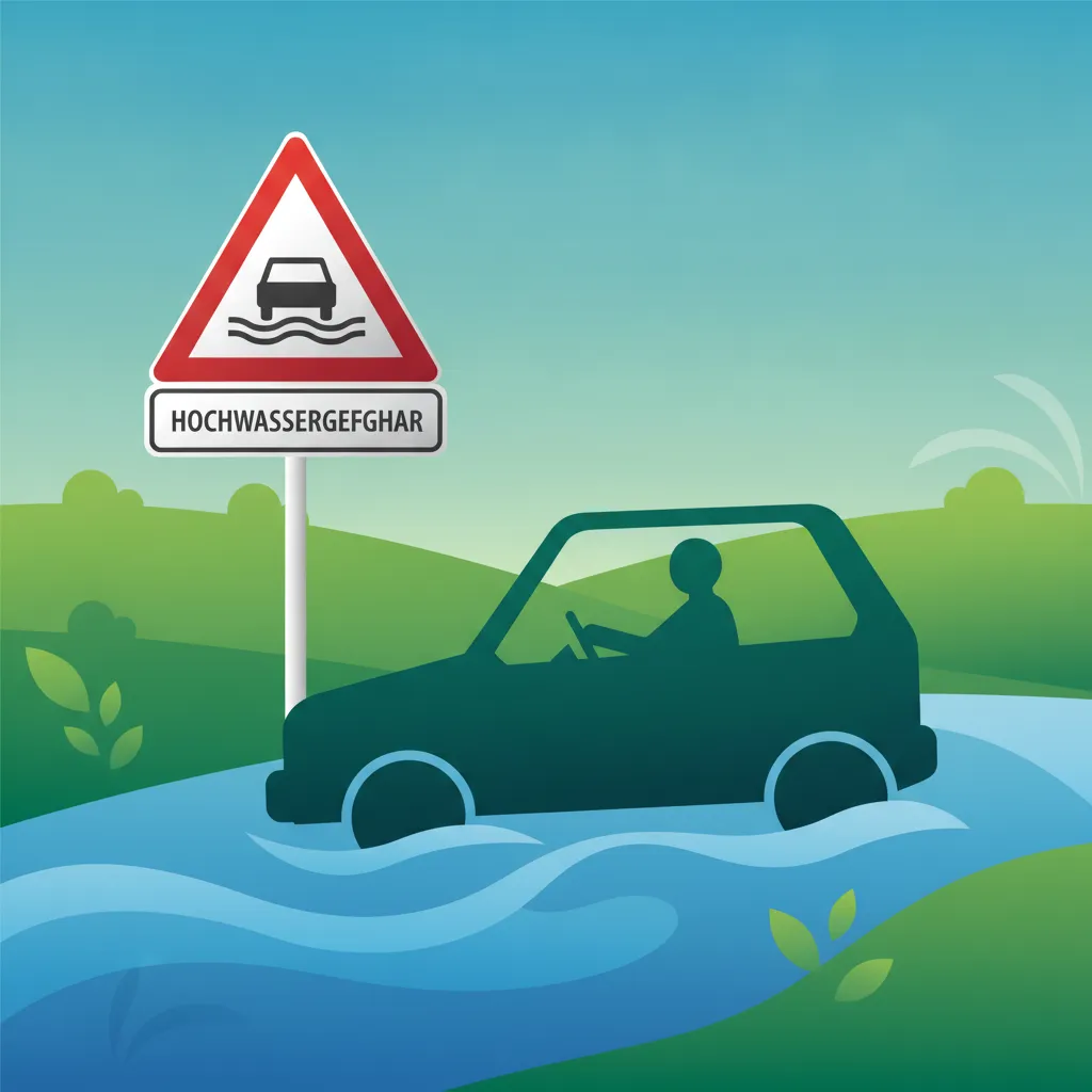 Fahren durch Hochwasser: Gefahren und Regeln in Deutschland