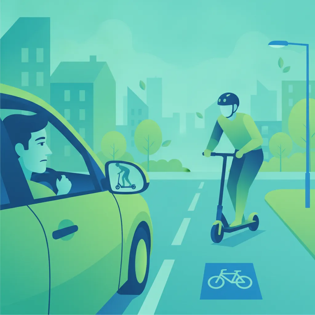E-Scooter Regeln für Autofahrer im deutschen Verkehr