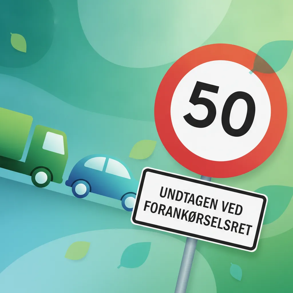 Dänische Zusatzschilder: Fortgeschrittene Verkehrszeicheninterpretation für die Fahrprüfung