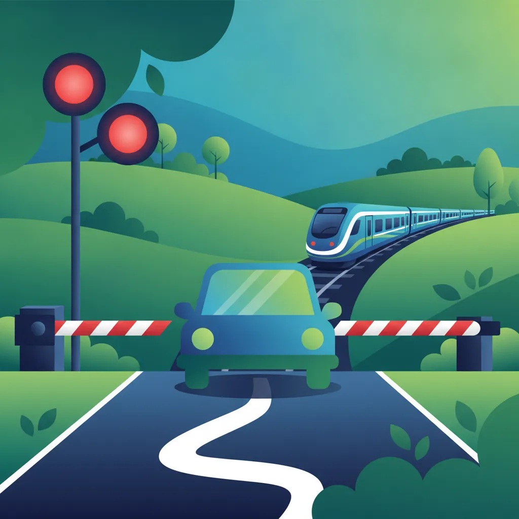 Cruces ferroviarios daneses: normas y seguridad