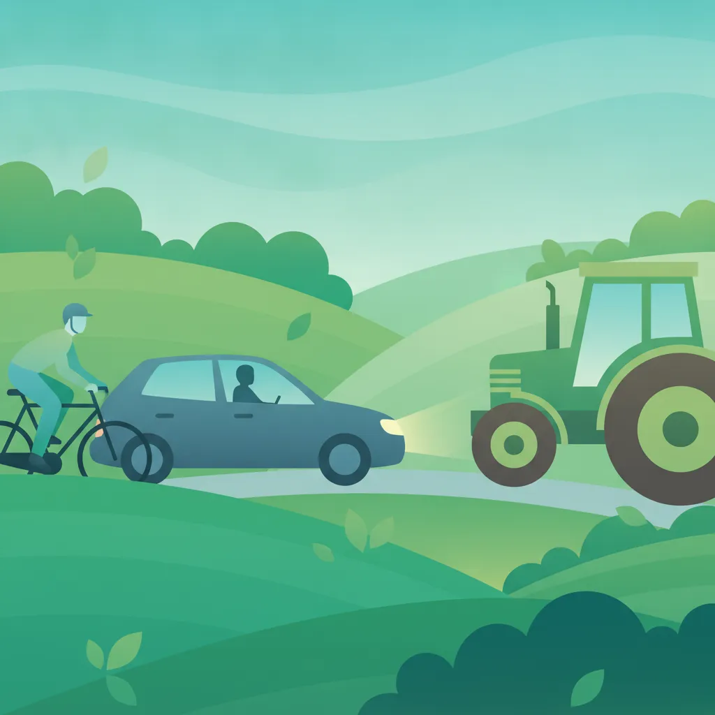 Überholen von Radfahrern und E-Bikes im dänischen Verkehr
