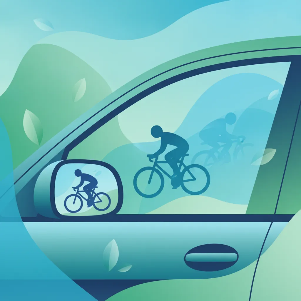 Sicheres Türöffnen und Vermeidung von Dooring im dänischen Verkehr