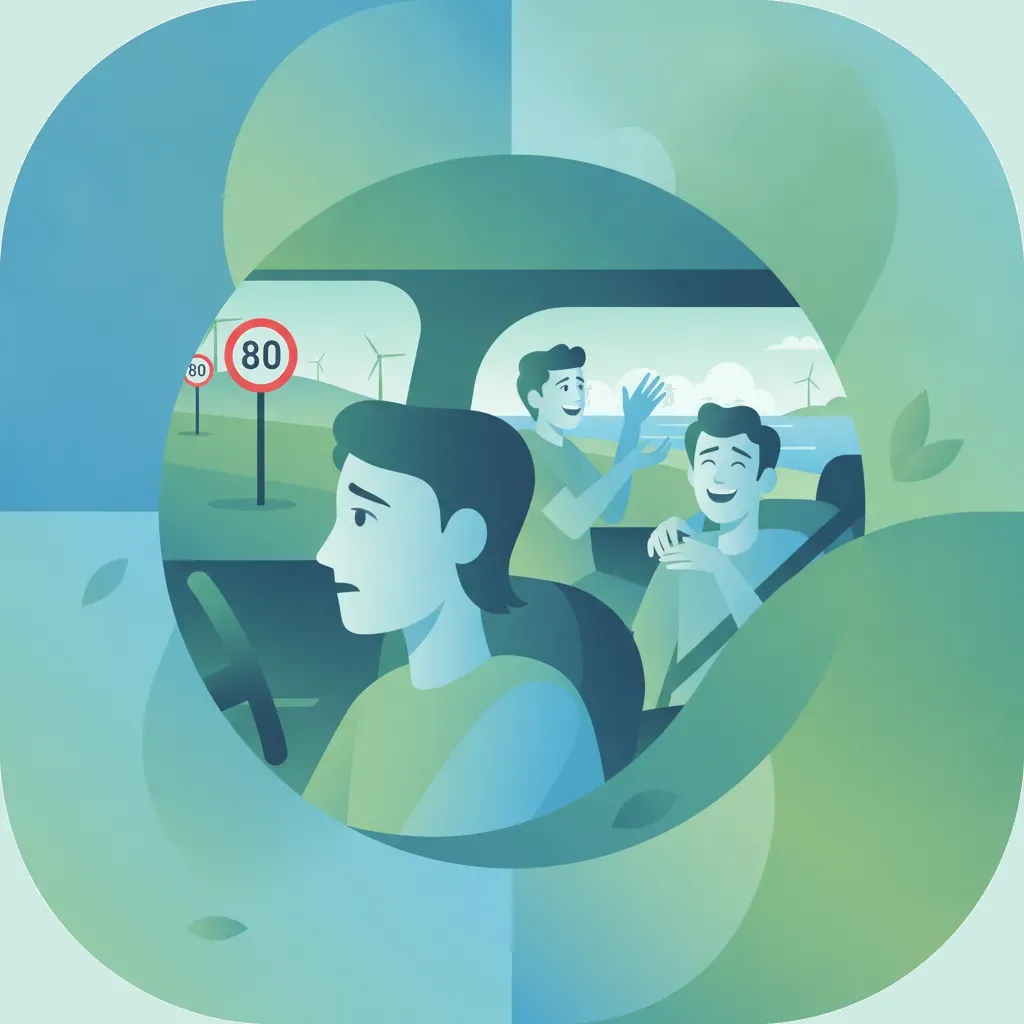 Umgang mit Beifahrern und Gruppenzwang im dänischen Verkehr
