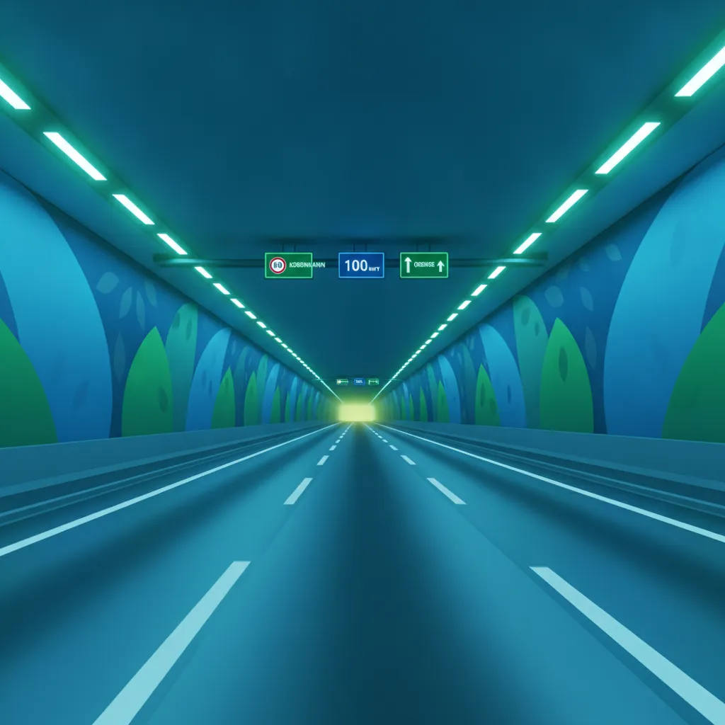 Sicheres Fahren in dänischen Tunneln und Unterführungen