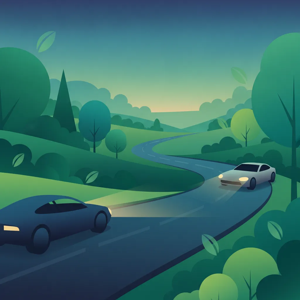 Fahrzeugbeleuchtung und Sichtregeln im dänischen Verkehr