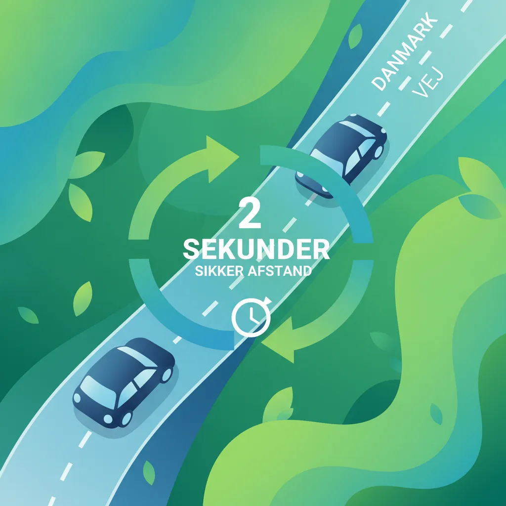 Sicherer Abstand zum Vordermann im dänischen Verkehr