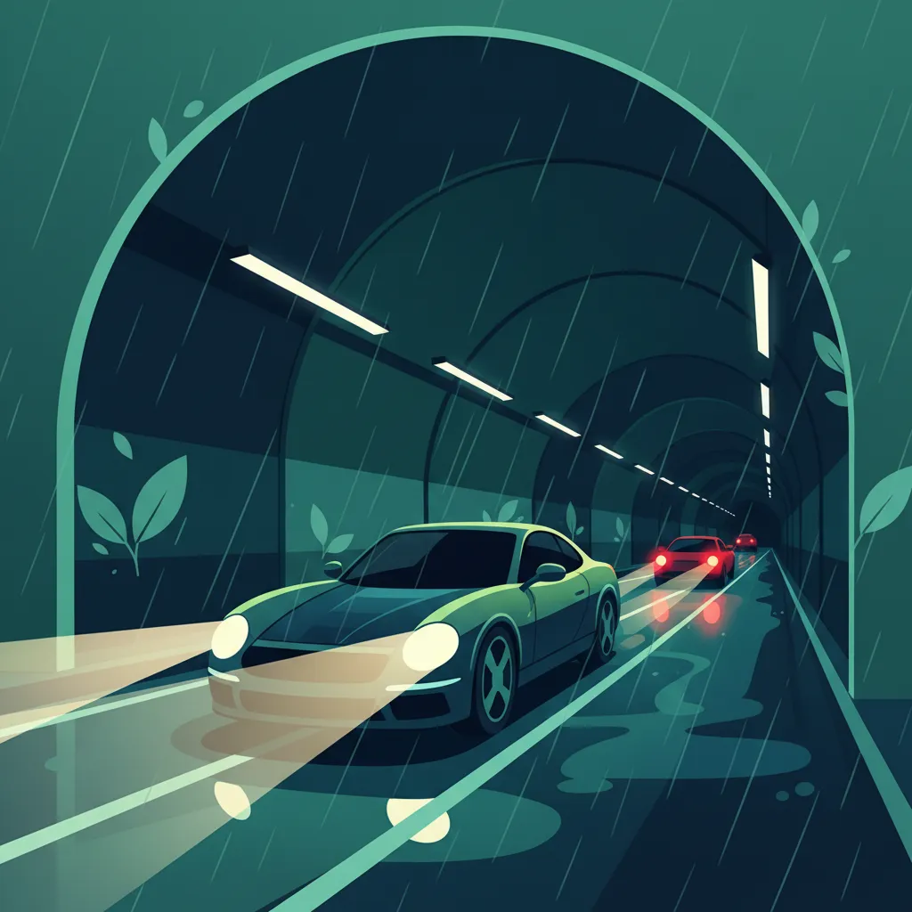 Spanische Verkehrsregeln: Tunnel und Sicht bei widrigen Wetterbedingungen