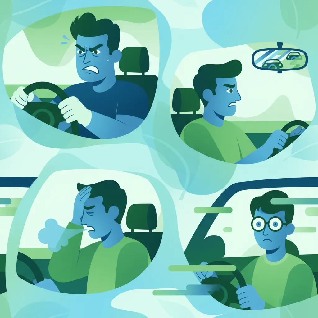Fatores Psicológicos: Stress e Ansiedade ao Volante para o seu Exame de Condução Espanhol