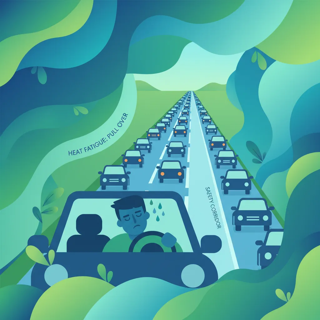 Herausforderungen beim Fahren im Sommer: Hitze, Müdigkeit und Verkehr in Spanien