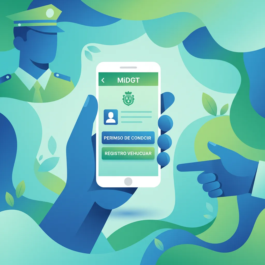 Nutzung der MiDGT-App und digitaler Dokumente in Spanien