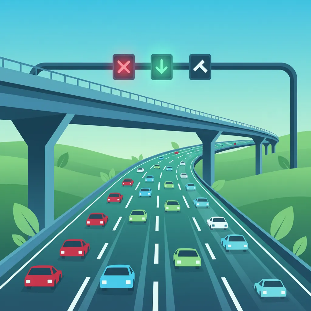 Understanding Spanish Lane Control Signals (Semáforos de Carril)