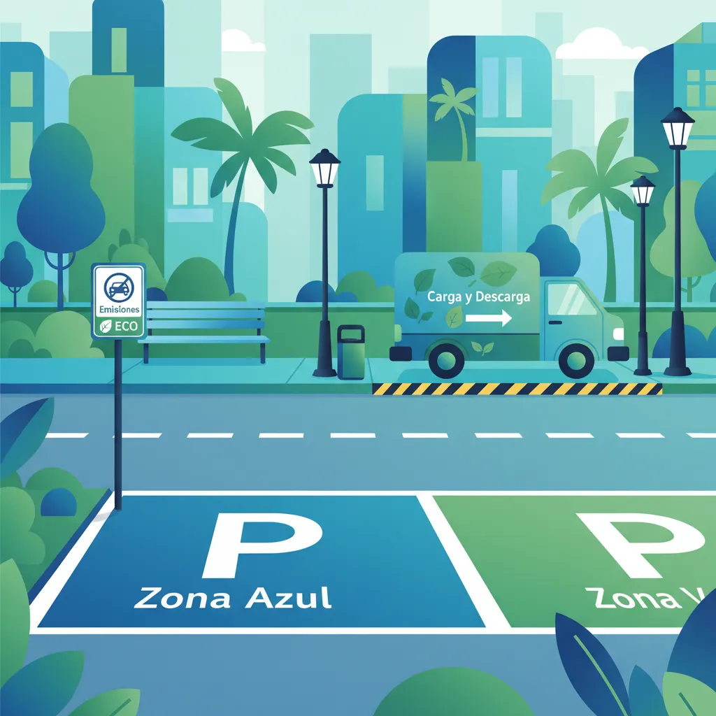 Regulierte Parkzonen (SER) in Spanien und Umweltplaketten-Regeln 2026