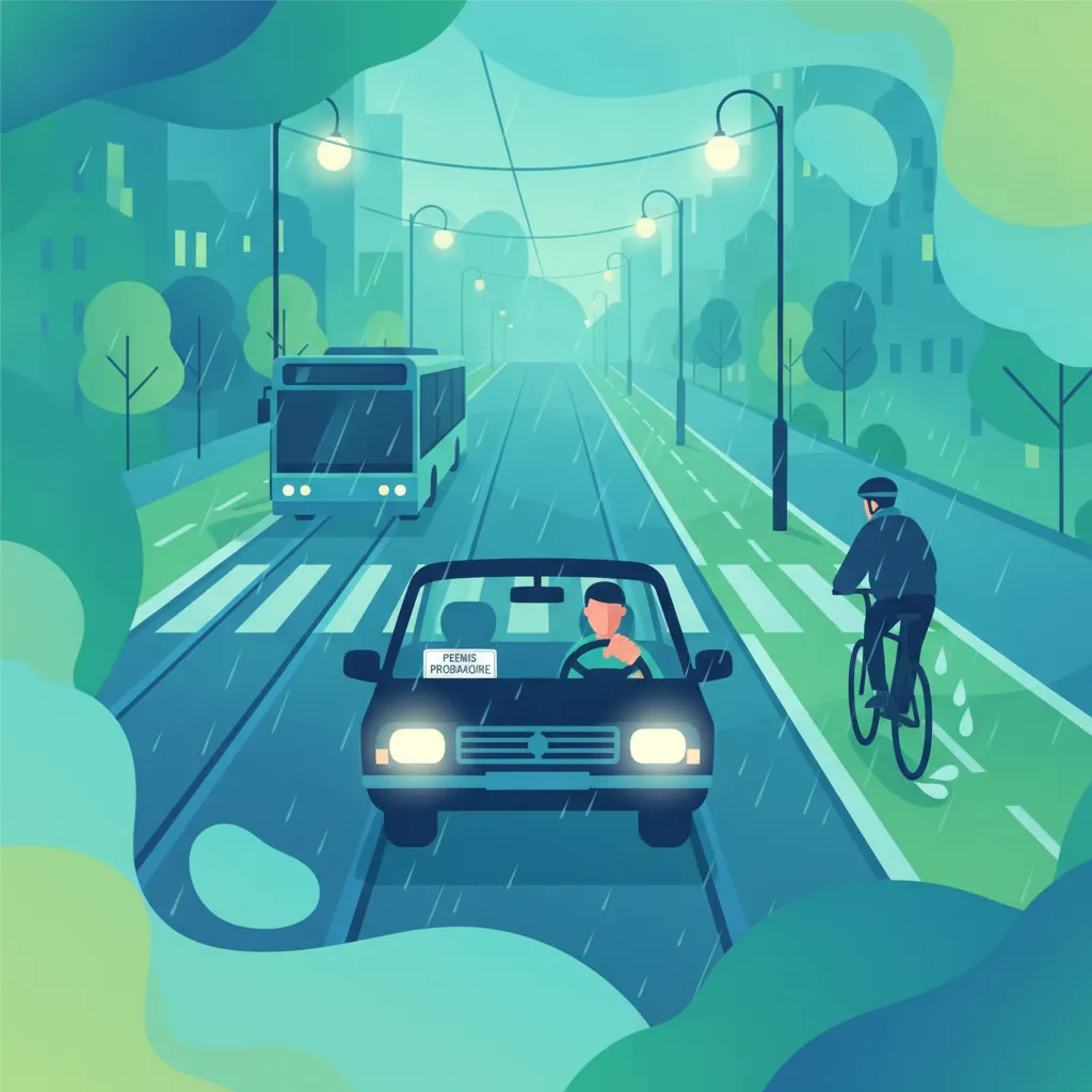 Circuler avec les trams, voies de bus et transports en commun en France
