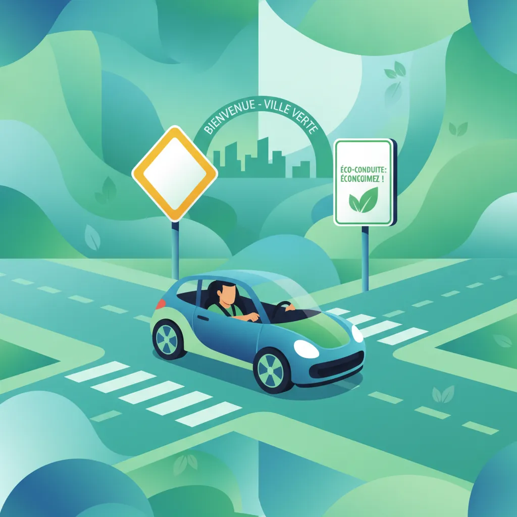 Éco-conduite et économie de carburant en France : Priorité et signalisation