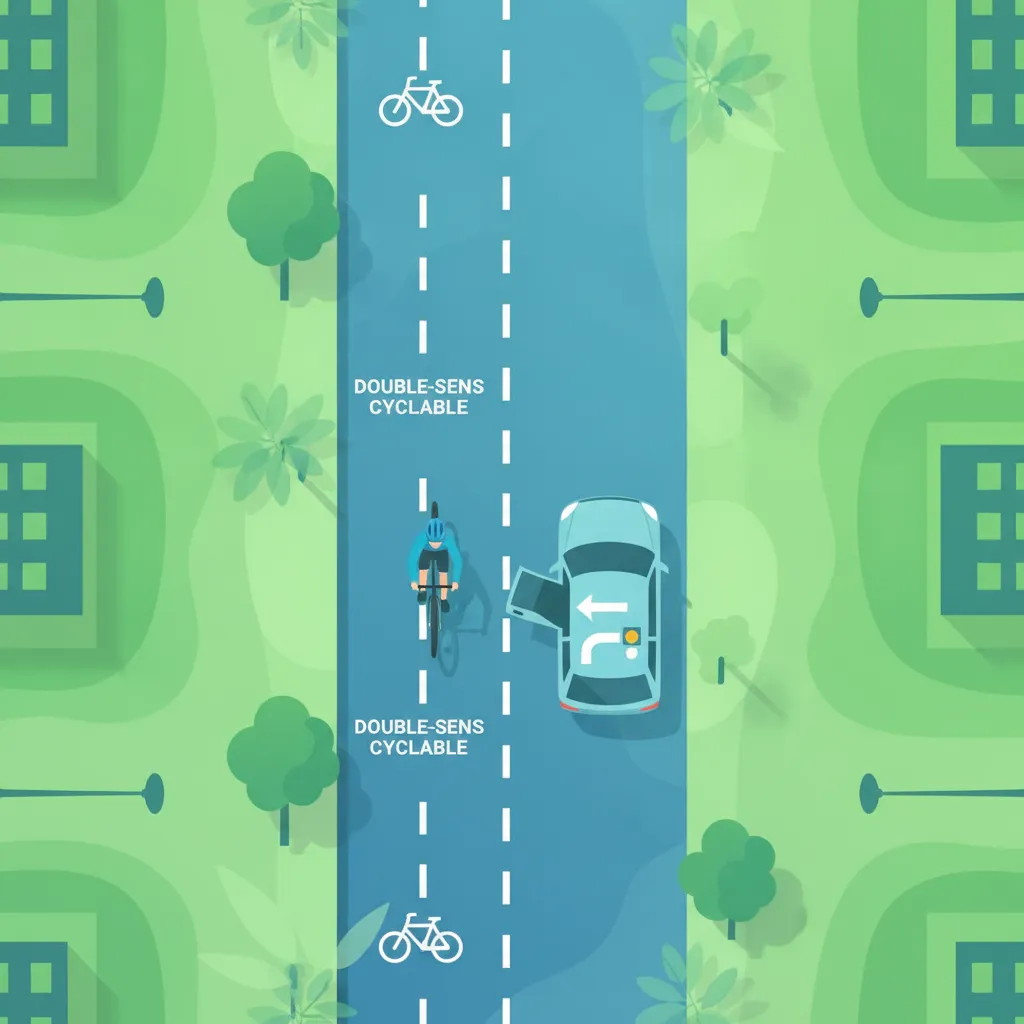 Code de la Route Français : Cyclistes, Priorité et Rues Double-Sens Cyclable