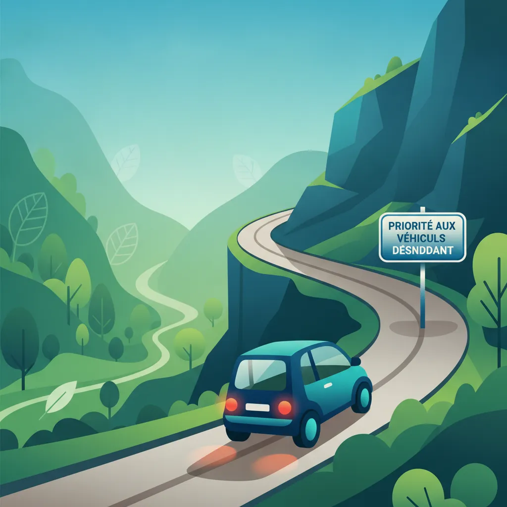 Conduite sur routes de montagne et descentes raides en France