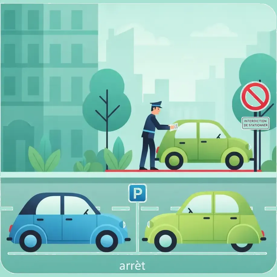 Code de la Route Français : Règles d'Arrêt et de Stationnement