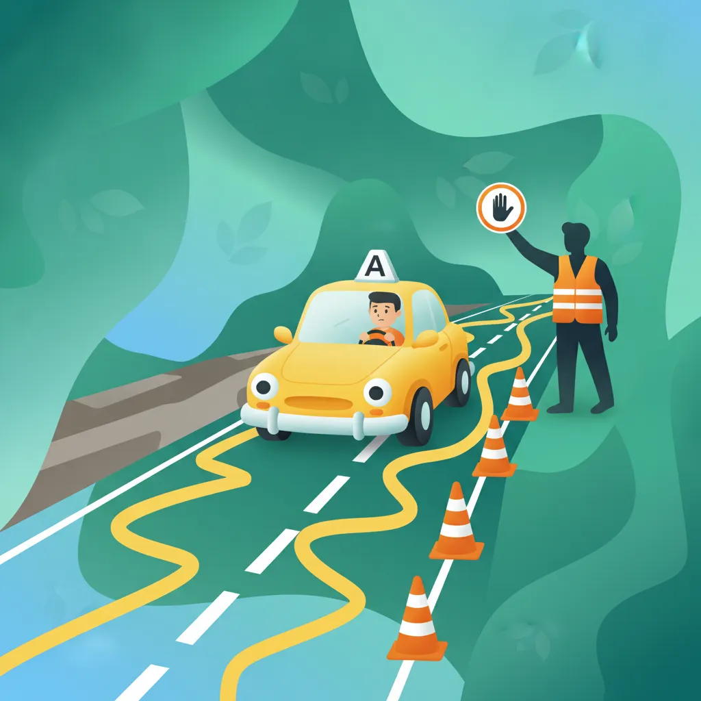 Chantiers et signalisation temporaire en France : Pratique pour l'examen du permis de conduire