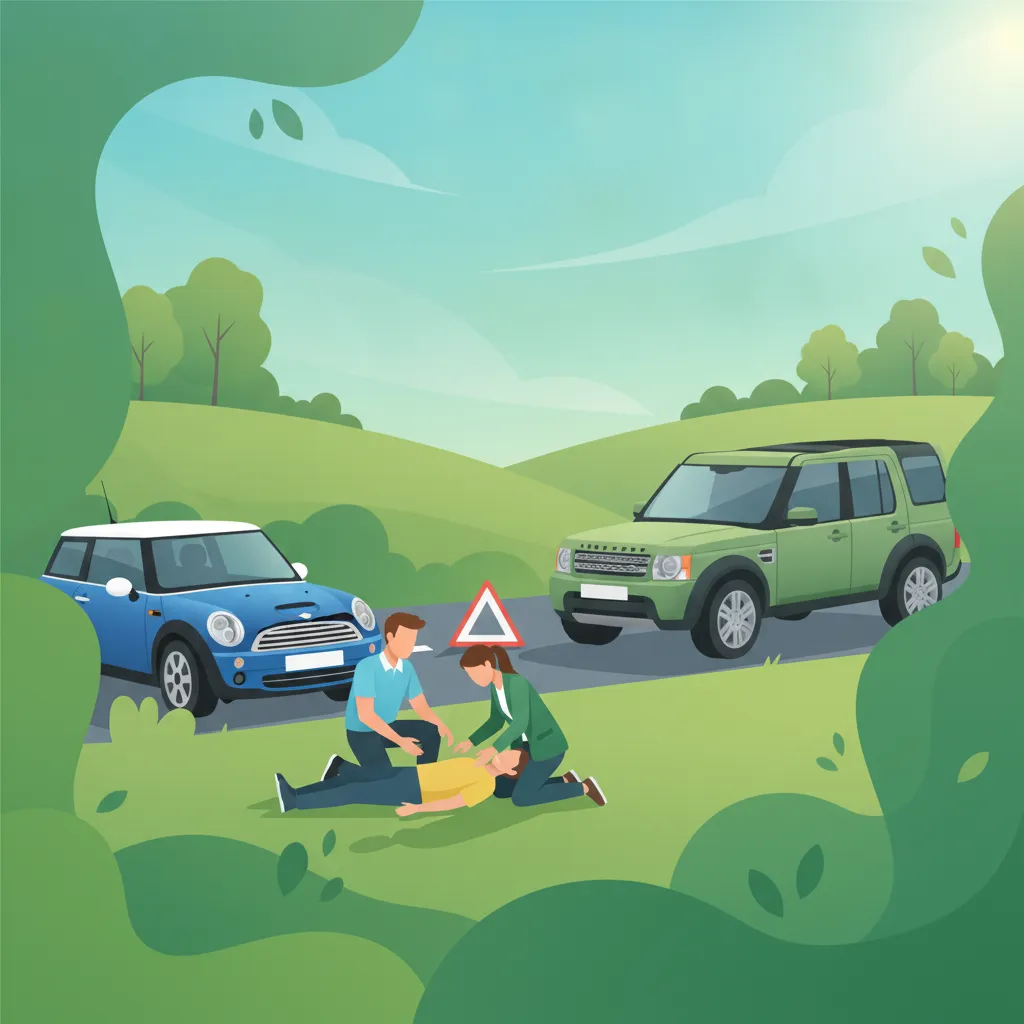 Collisions et premiers secours de base pour les conducteurs de Grande-Bretagne