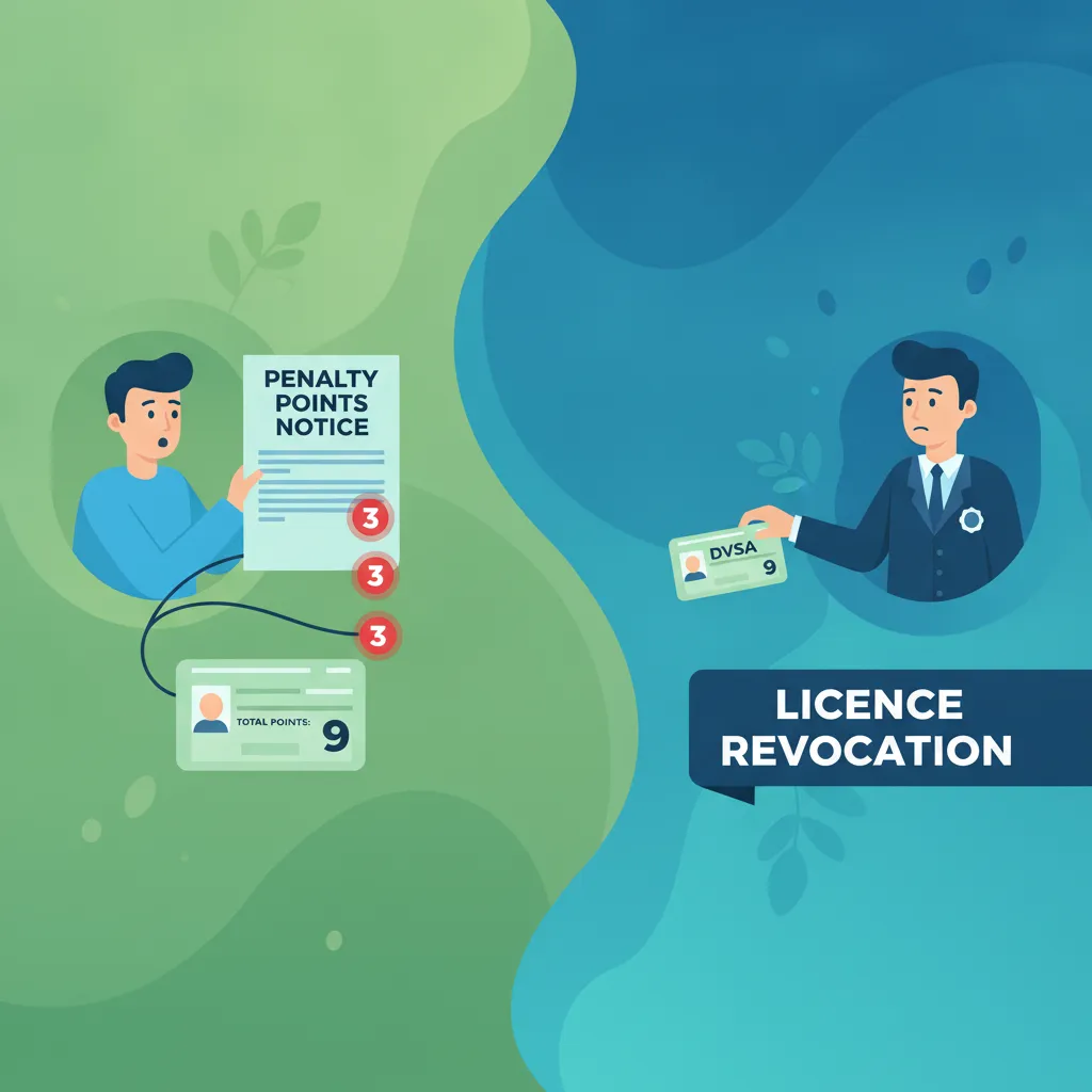 Points d'inaptitude et révocation du permis pour les nouveaux conducteurs en Grande-Bretagne