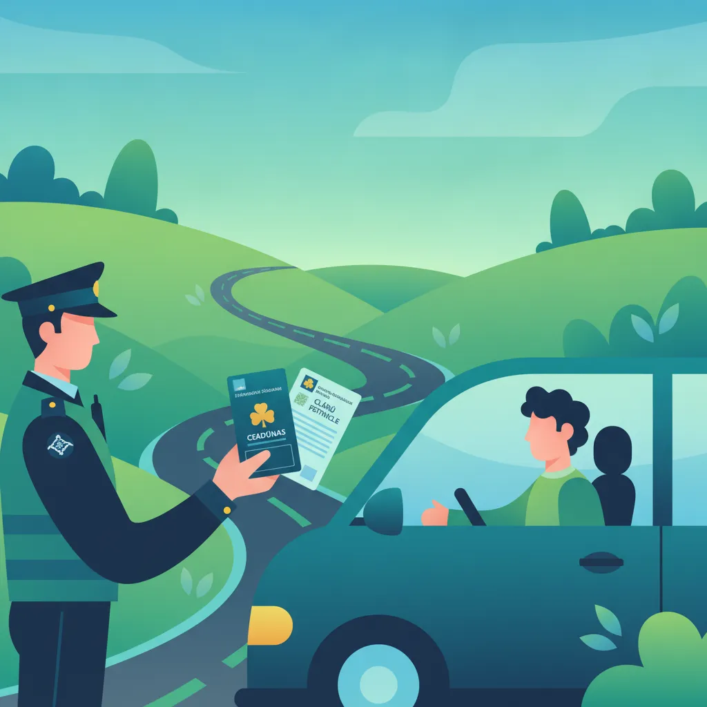Contrôles routiers de la Garda : Votre guide pour le test de théorie irlandaise