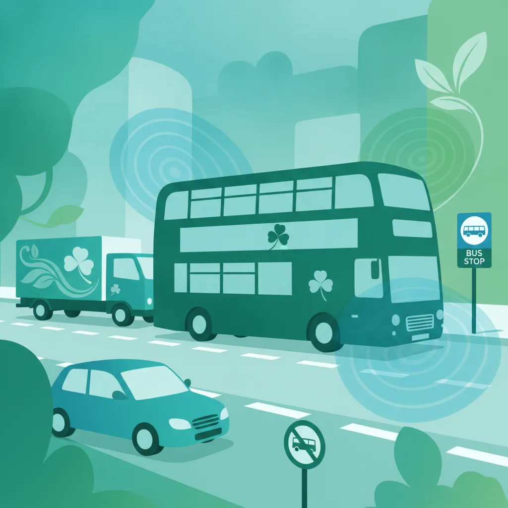 Autobusy, Ciężarówki i Martwe Strefy na Drodze w Irlandii