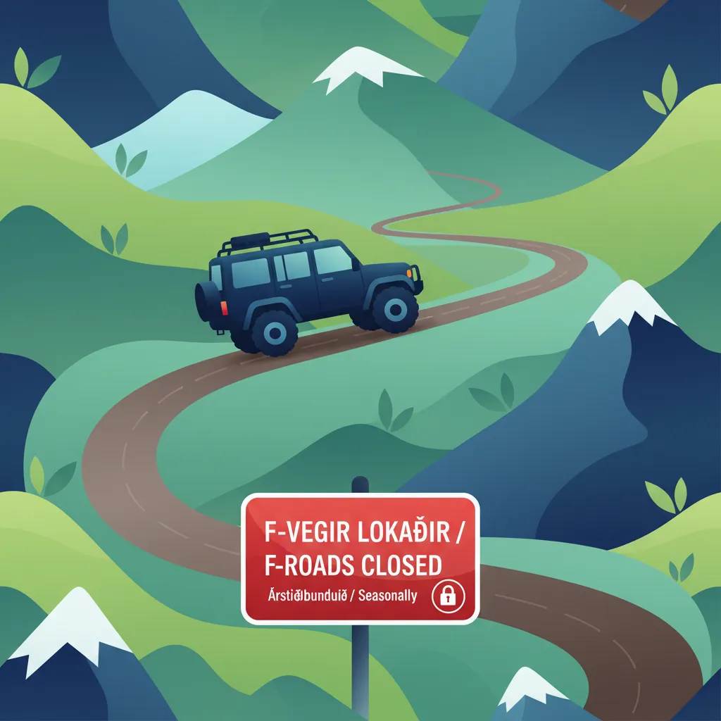 F-Roads and Highland Driving Rules in Iceland