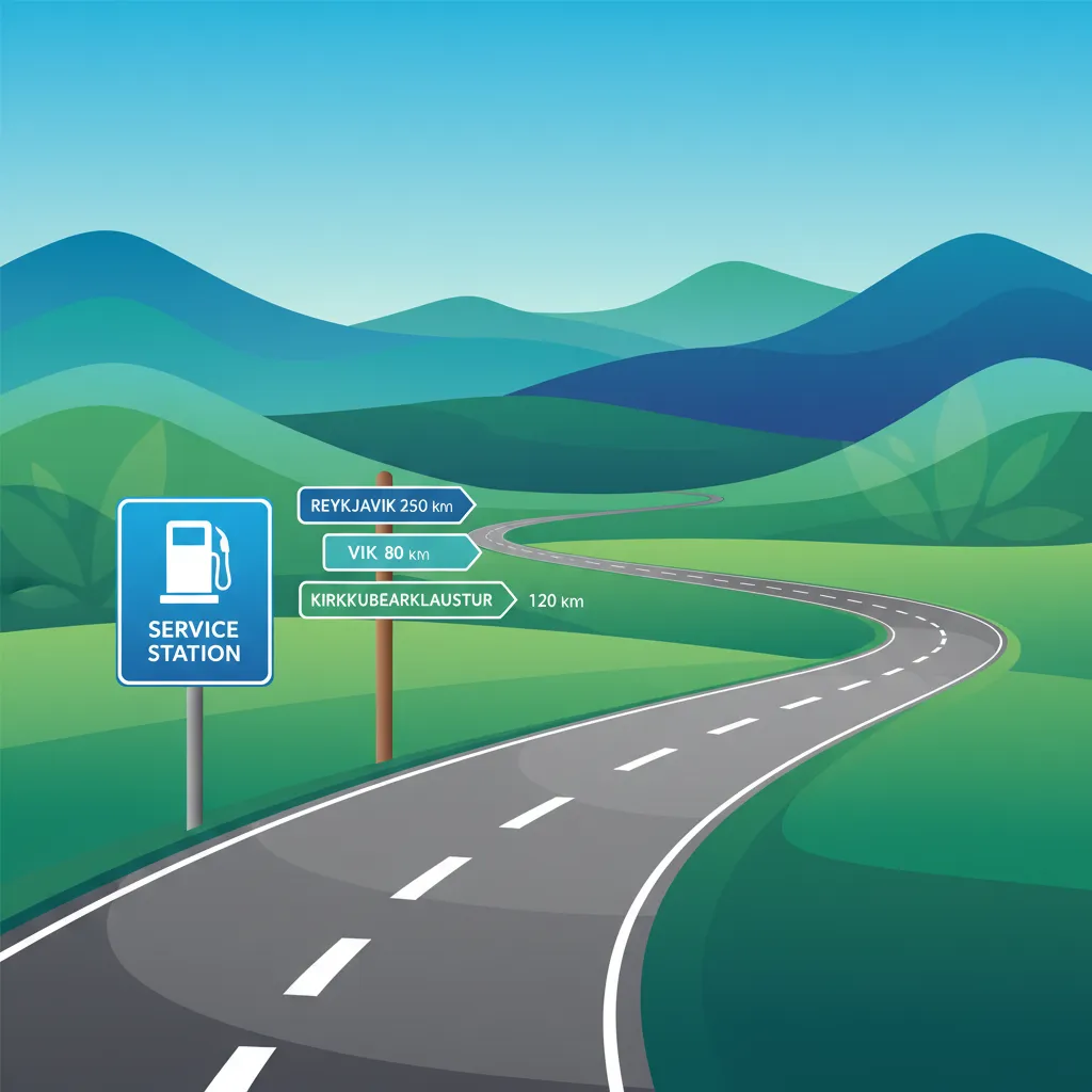 Señales de Carretera Islandesas: Información y Navegación