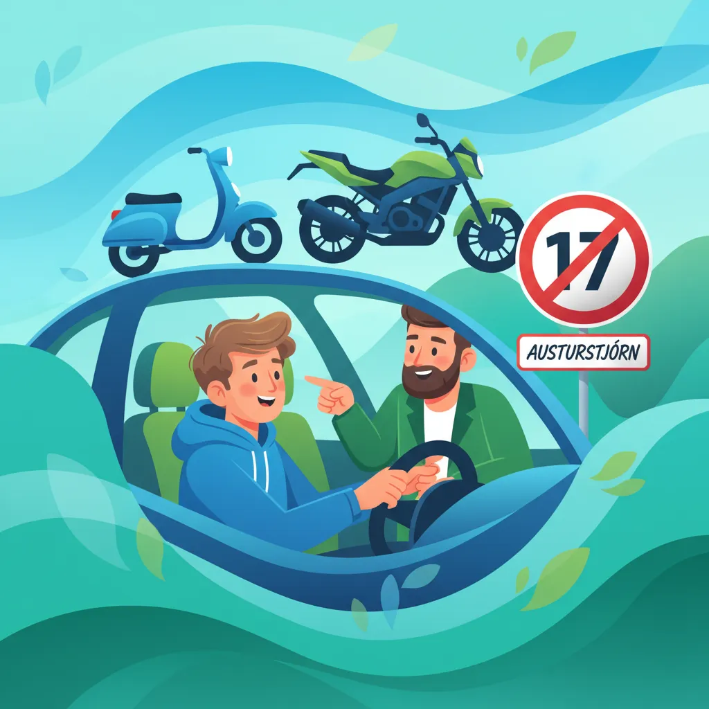 Icelandic Driving License Age Limits and Categories