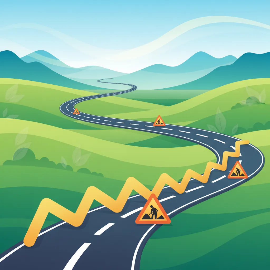 Understanding Yellow Road Markings and Construction Signs in Iceland