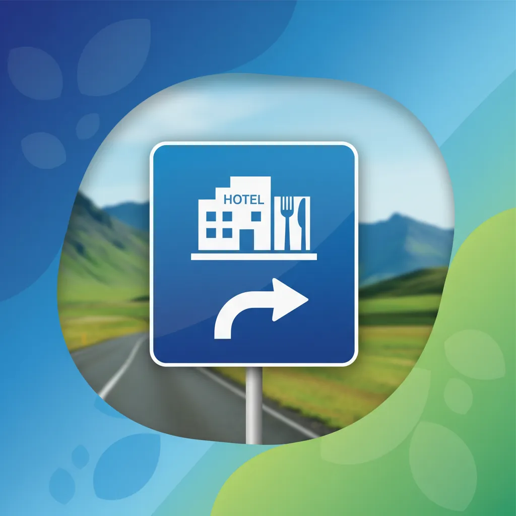 Understanding Icelandic Information Signs for Routes and Services