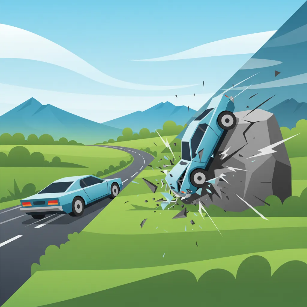 Kinetic Energy and Collision Impact in Icelandic Driving Practice Session
