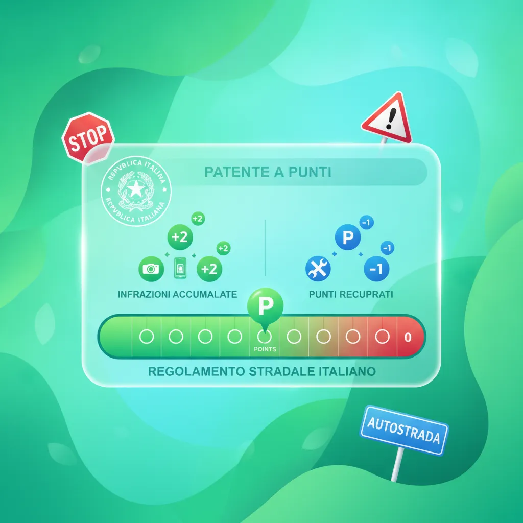 Maîtriser le système de points de pénalité du permis de conduire italien