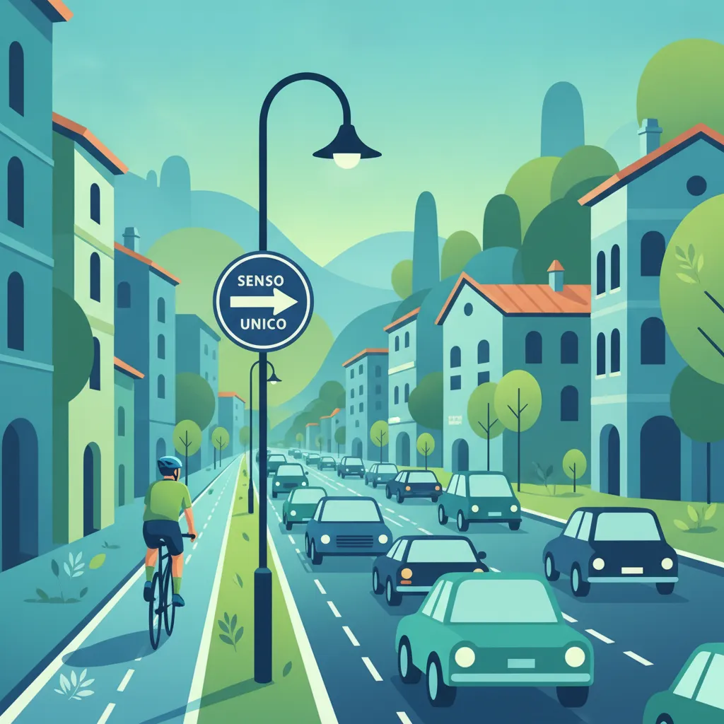 Règles de sens unique en Italie et exceptions pour les cyclistes