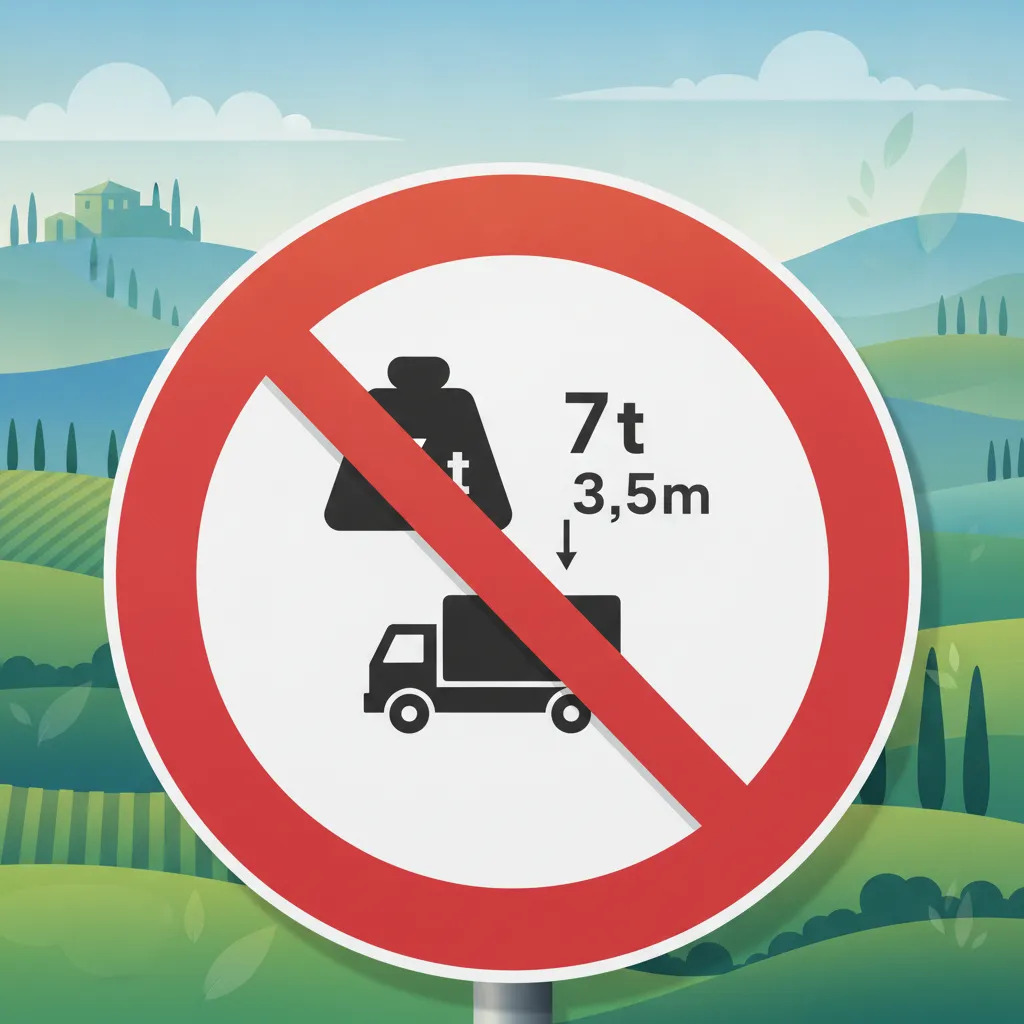 Limites de Poids et Dimensions des Véhicules sur les Routes Italiennes