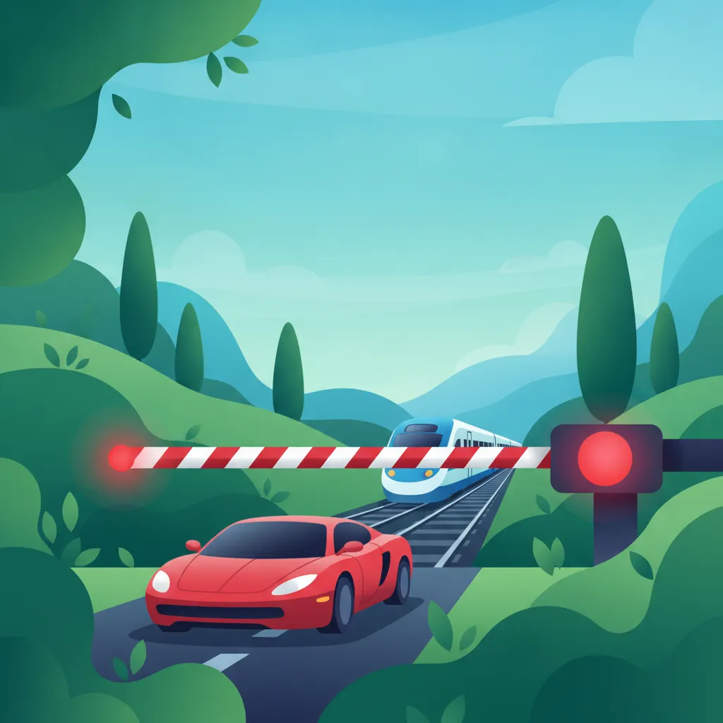 Règles et signaux des passages à niveau italiens