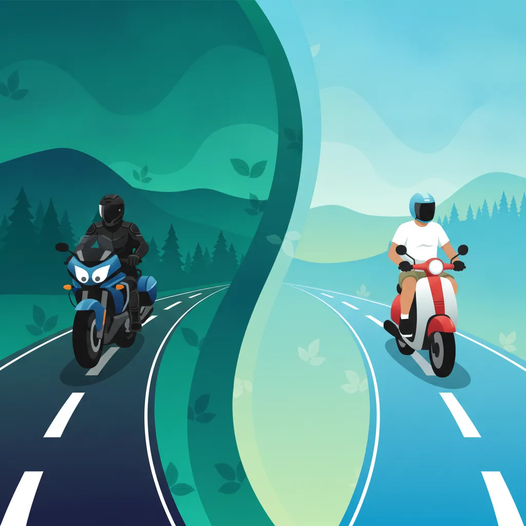 Règles de conduite italiennes pour motos et cyclomoteurs