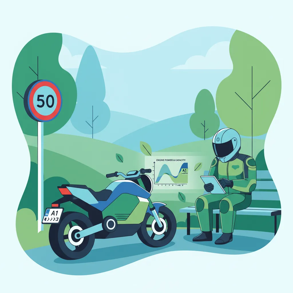 Niederländische A1-Motorradlizenz: Motorkraft- und Hubraumbegrenzungen