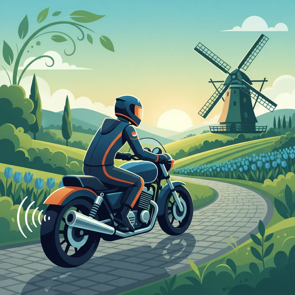 Règles relatives au bruit et à l'environnement pour les motos à l'examen néerlandais