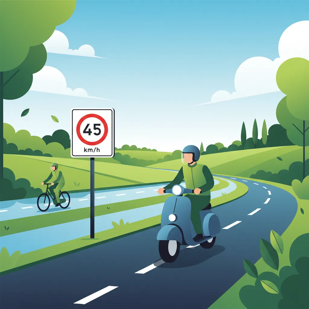 Maximale Geschwindigkeiten für AM-Fahrzeuge im niederländischen Verkehr meistern