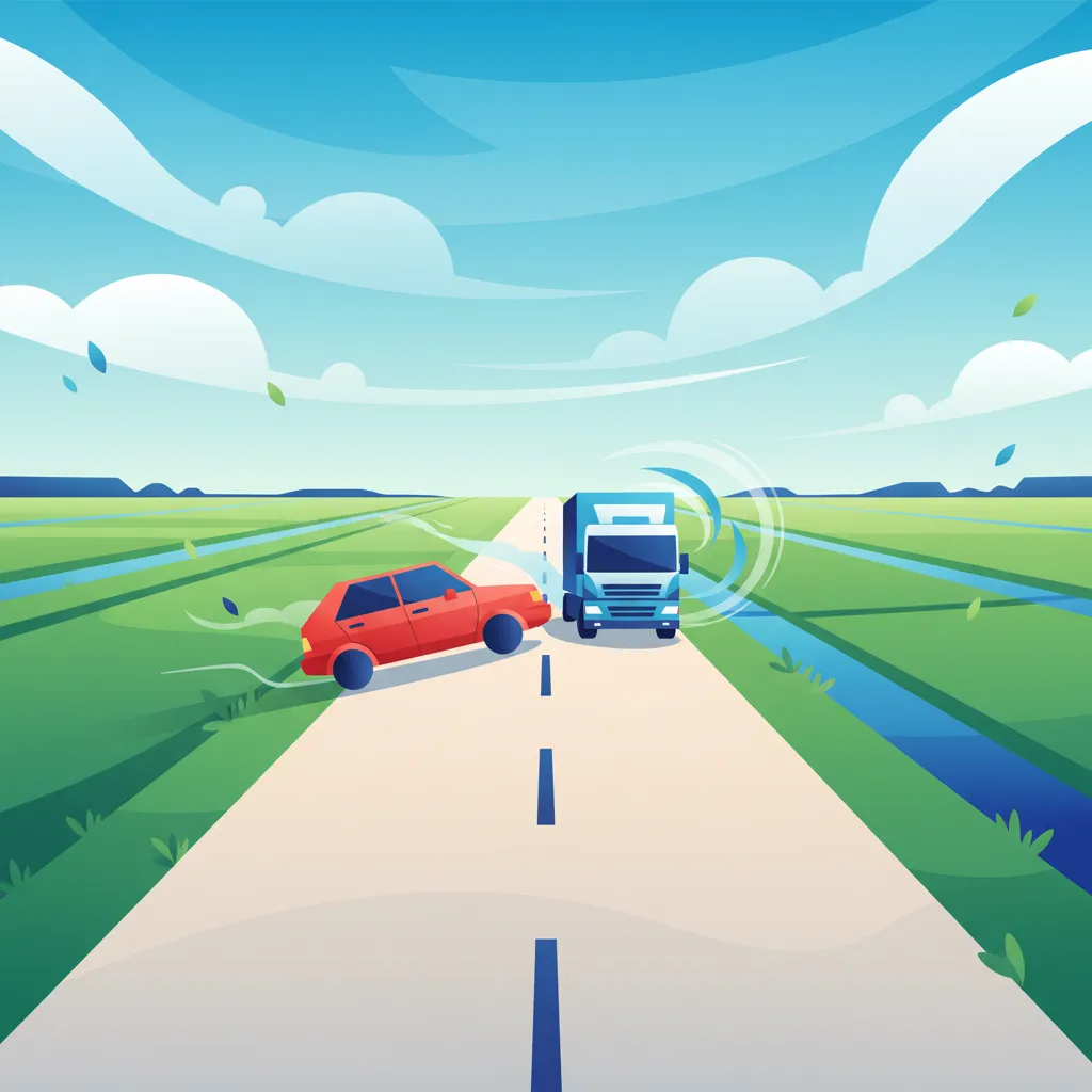 Crosswinds & Vehicle Stability | Dutch Driving Theory Exam Practice