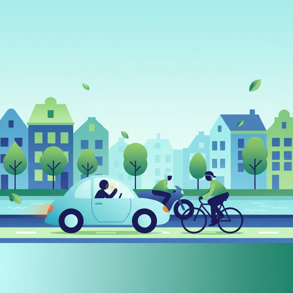 Perception des dangers avec les cyclistes et motocyclistes dans le trafic néerlandais
