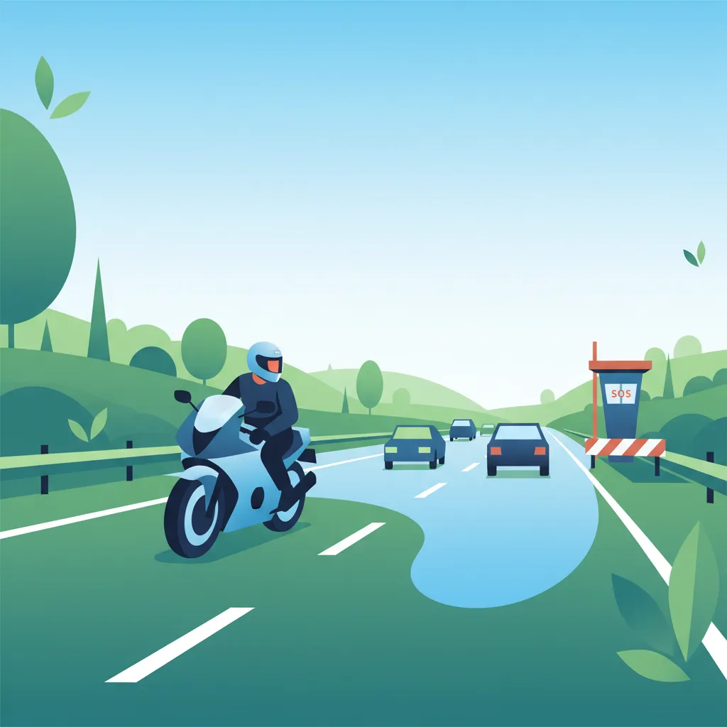 A2 Motorradfahren auf Autobahnen in den Niederlanden